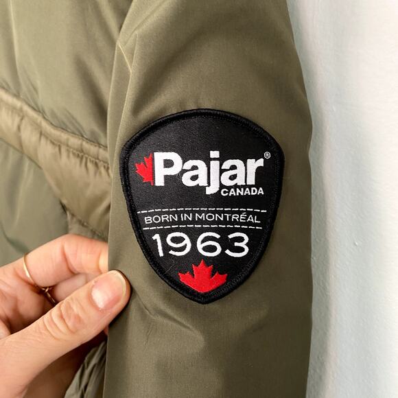 Pajar Canada Men's Kyle Puffer Jacket Olive Green Medium - Picture 3 of 8